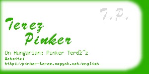 terez pinker business card